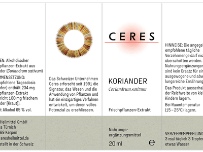 Koriander FS Webansicht