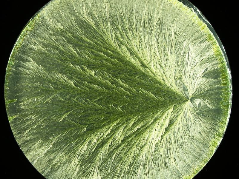 La cristallisation au chlorure de cuivre chez Ceres