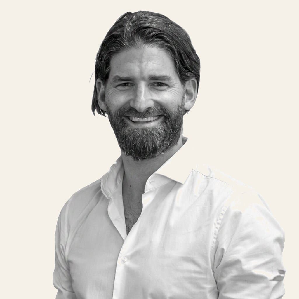 Schwarz-weiss-Portrait von Christoph Kalbermatten